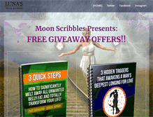 Tablet Screenshot of moonscribbles.com